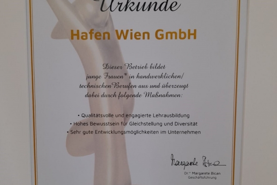 amaZone Award © Hafen Wien